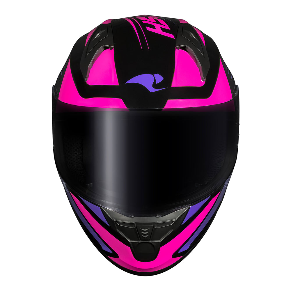 CAPACETE RACE TECH SECTOR SLASH PRETO E ROXO