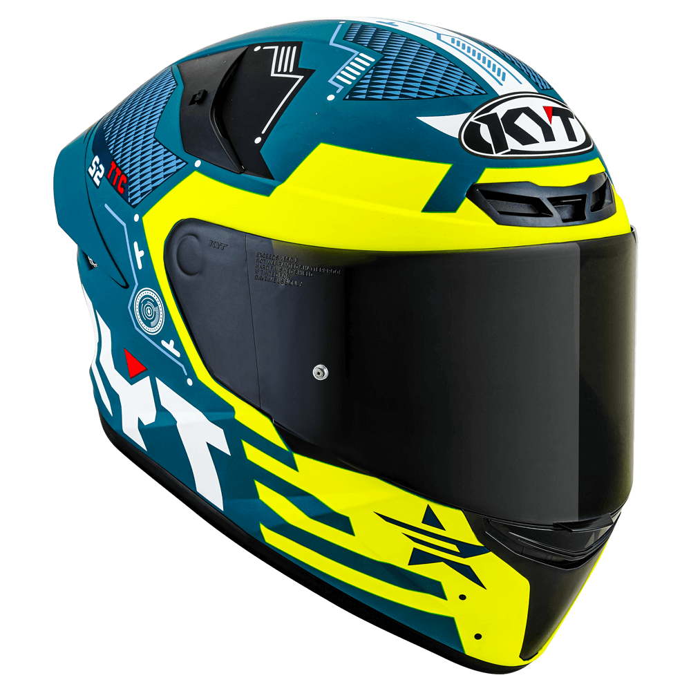 CAPACETE KYT TT-COURSE FUSELAGE YELLOW (GLOSS)