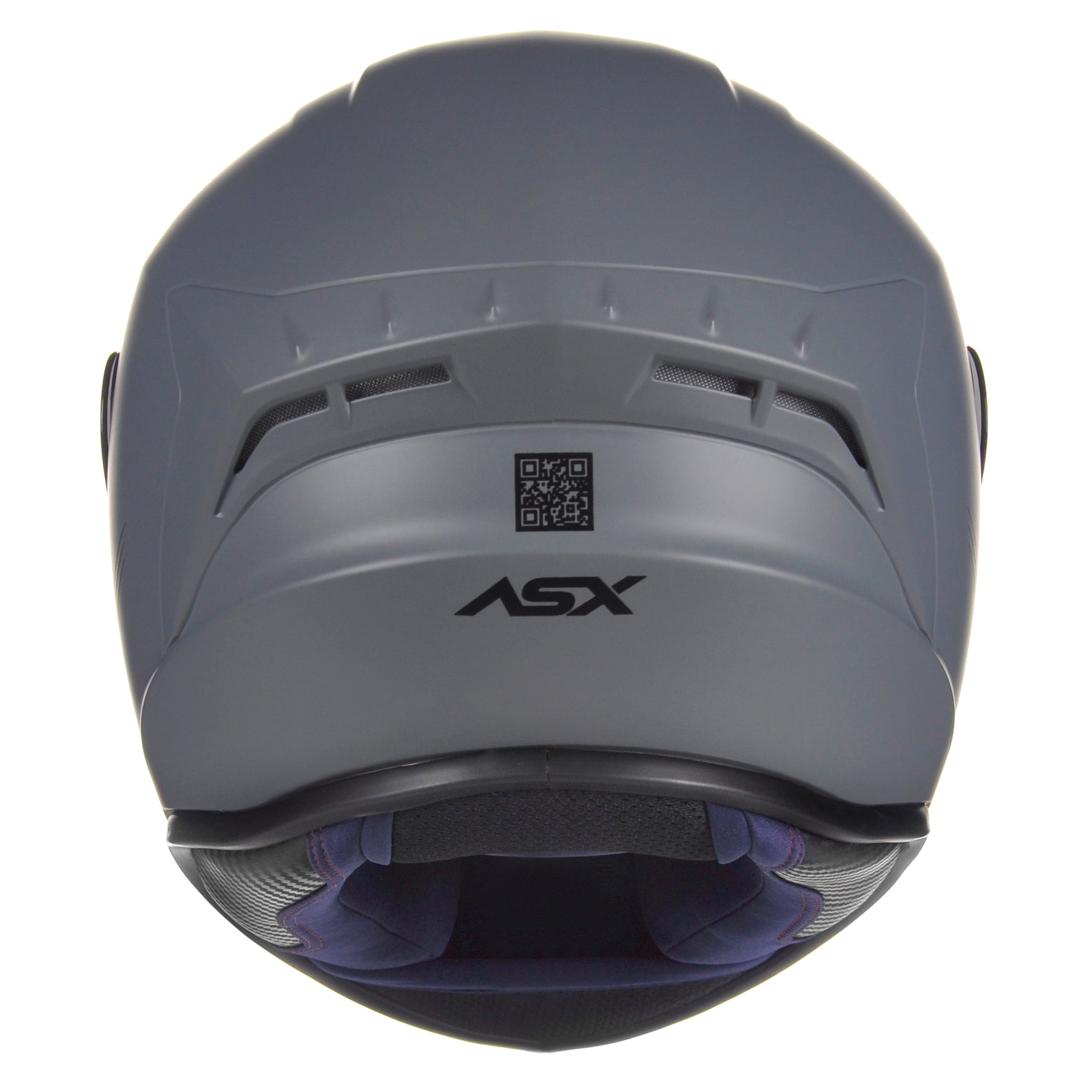 CAPACETE ASX DRAKEN SOLID FOSCO CINZA