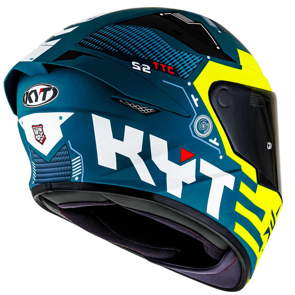 CAPACETE KYT TT-COURSE FUSELAGE YELLOW (GLOSS)
