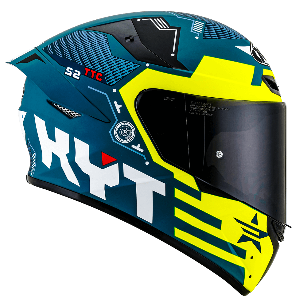 CAPACETE KYT TT-COURSE FUSELAGE YELLOW (GLOSS)