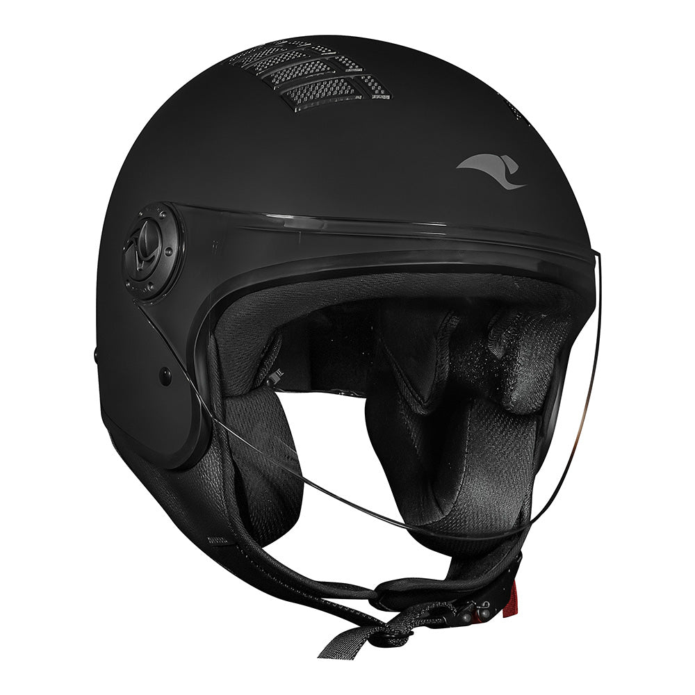 CAPACETE RACE TECH ONE MONOCOLOR PRETO FOSCO