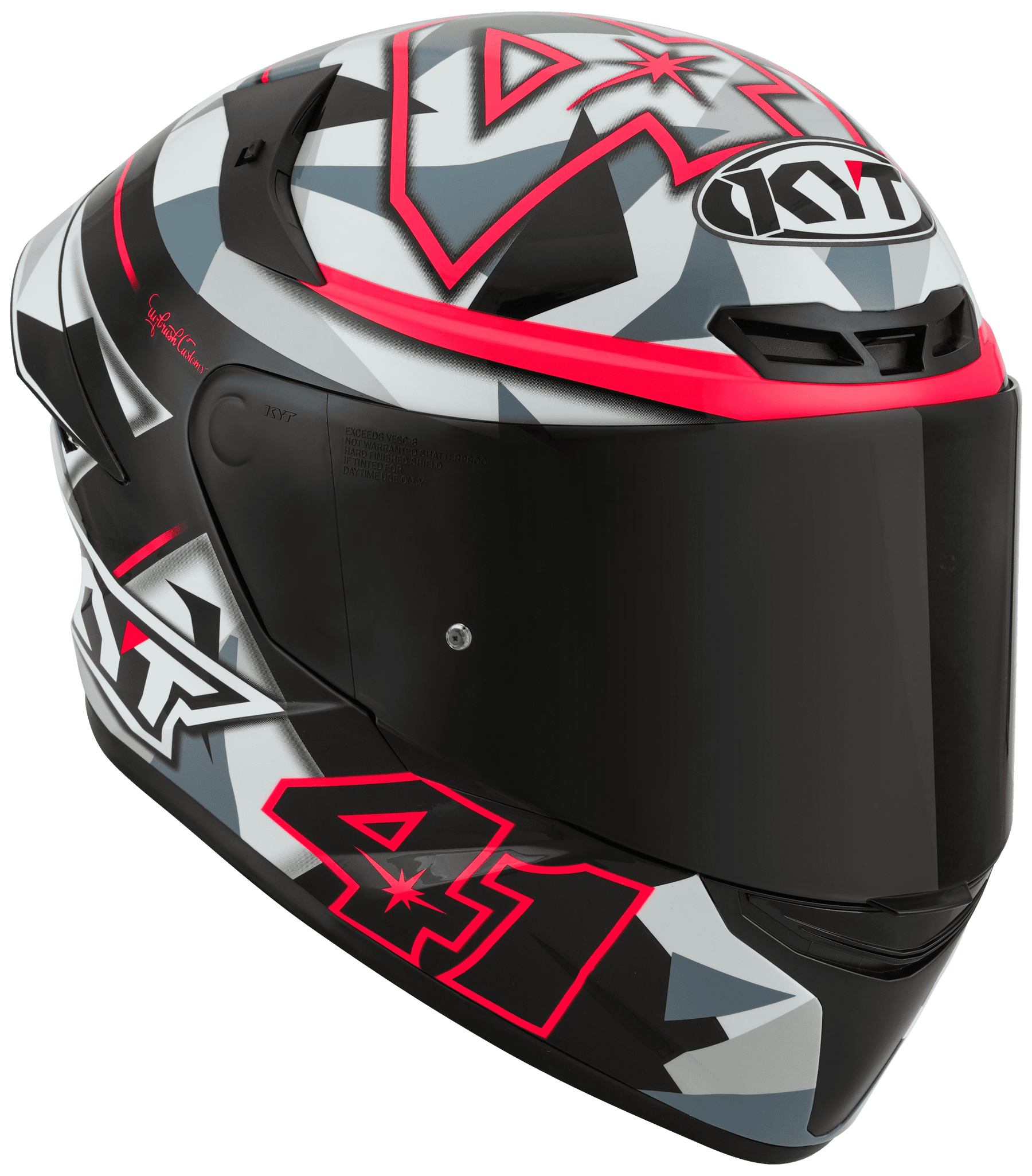 CAPACETE KYT TT-COURSE ESPARGARO REPLICA 2018 FUXIA
