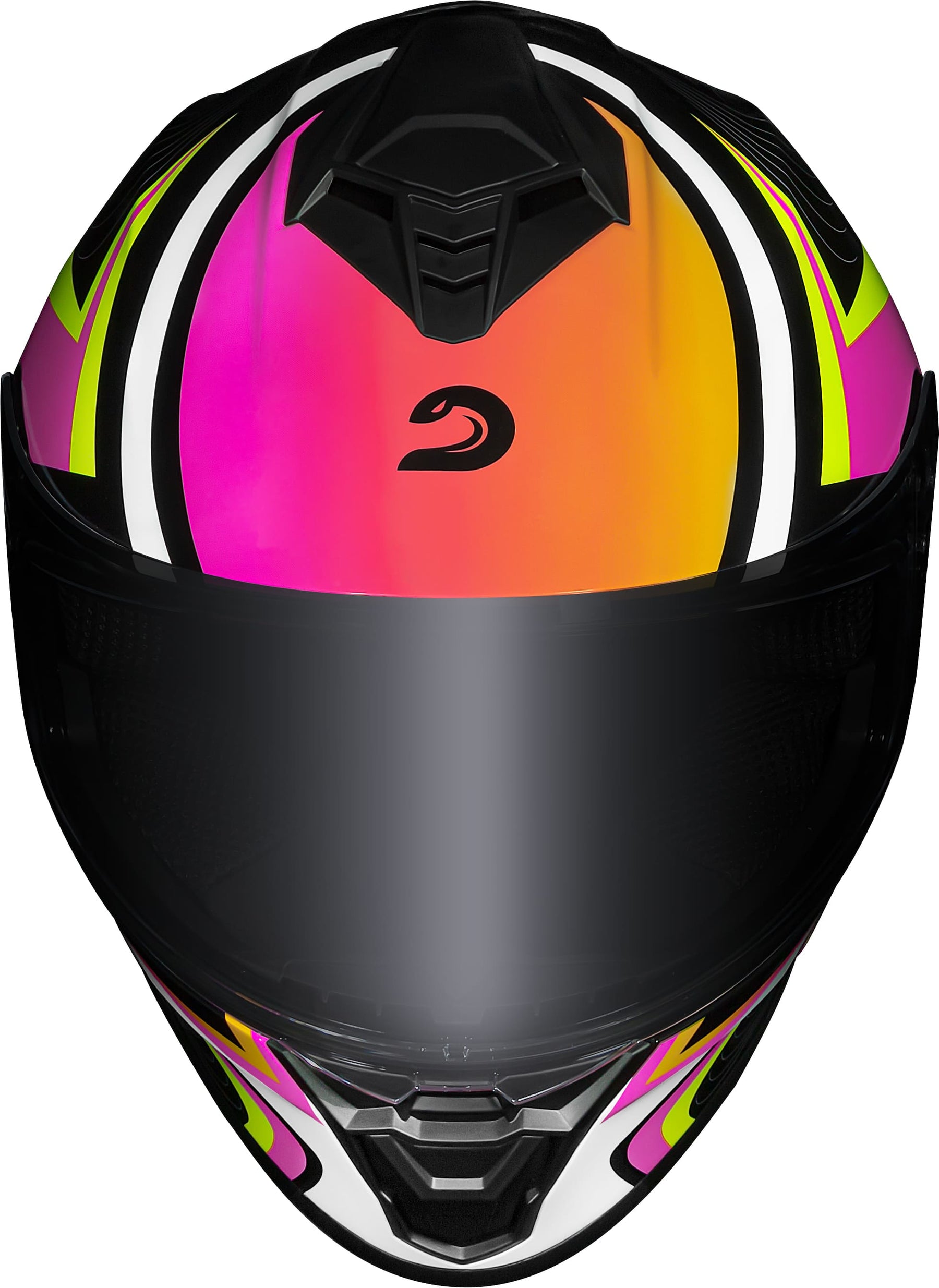 CAPACETE RACE TECH HIT DRAW PRETO E ROSA