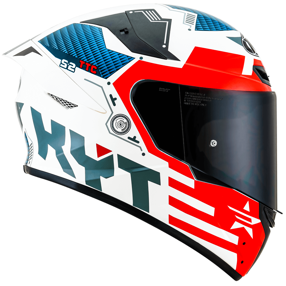 CAPACETE KYT TT-COURSE FUSELAGE RED