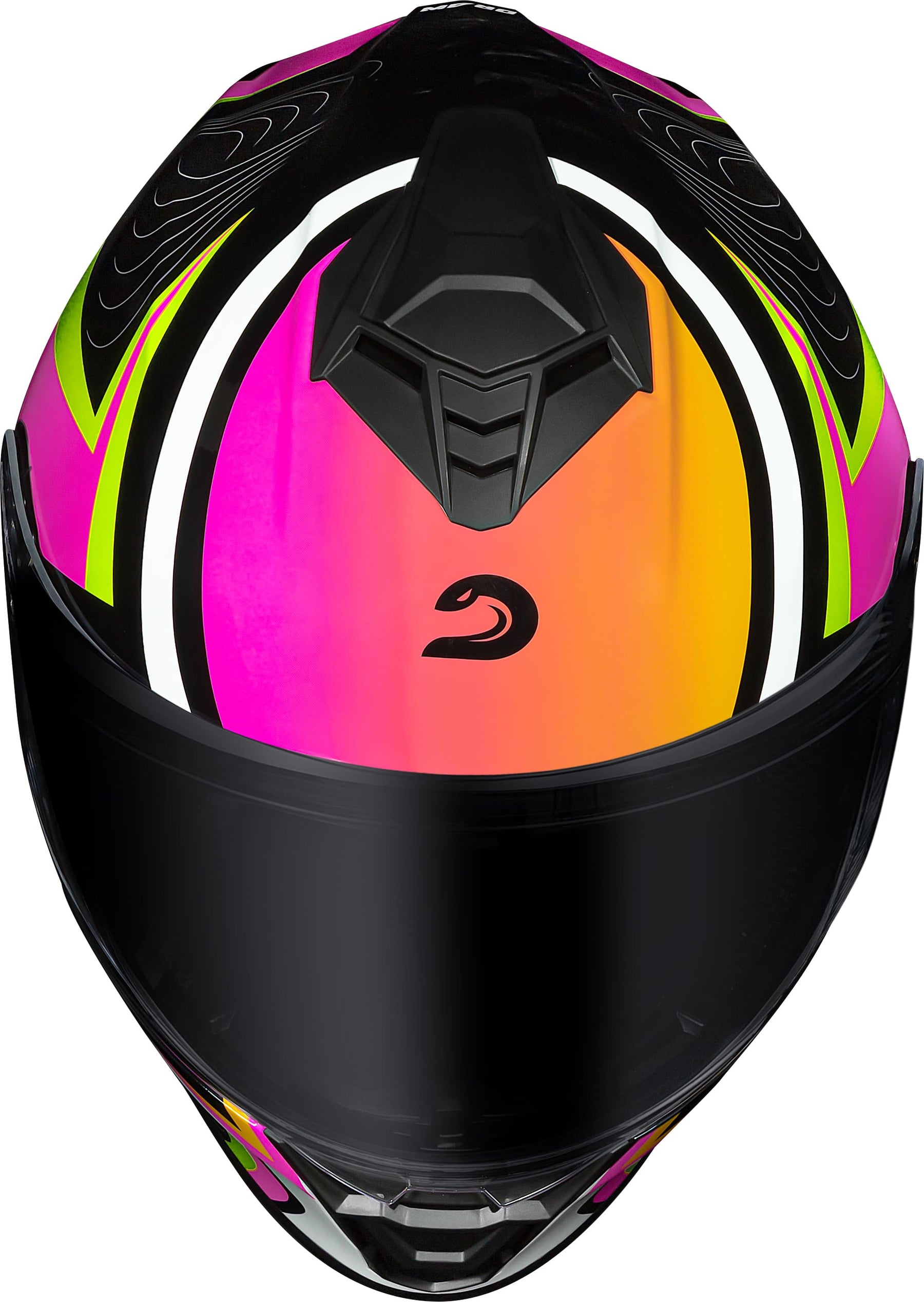 CAPACETE RACE TECH HIT DRAW PRETO E ROSA