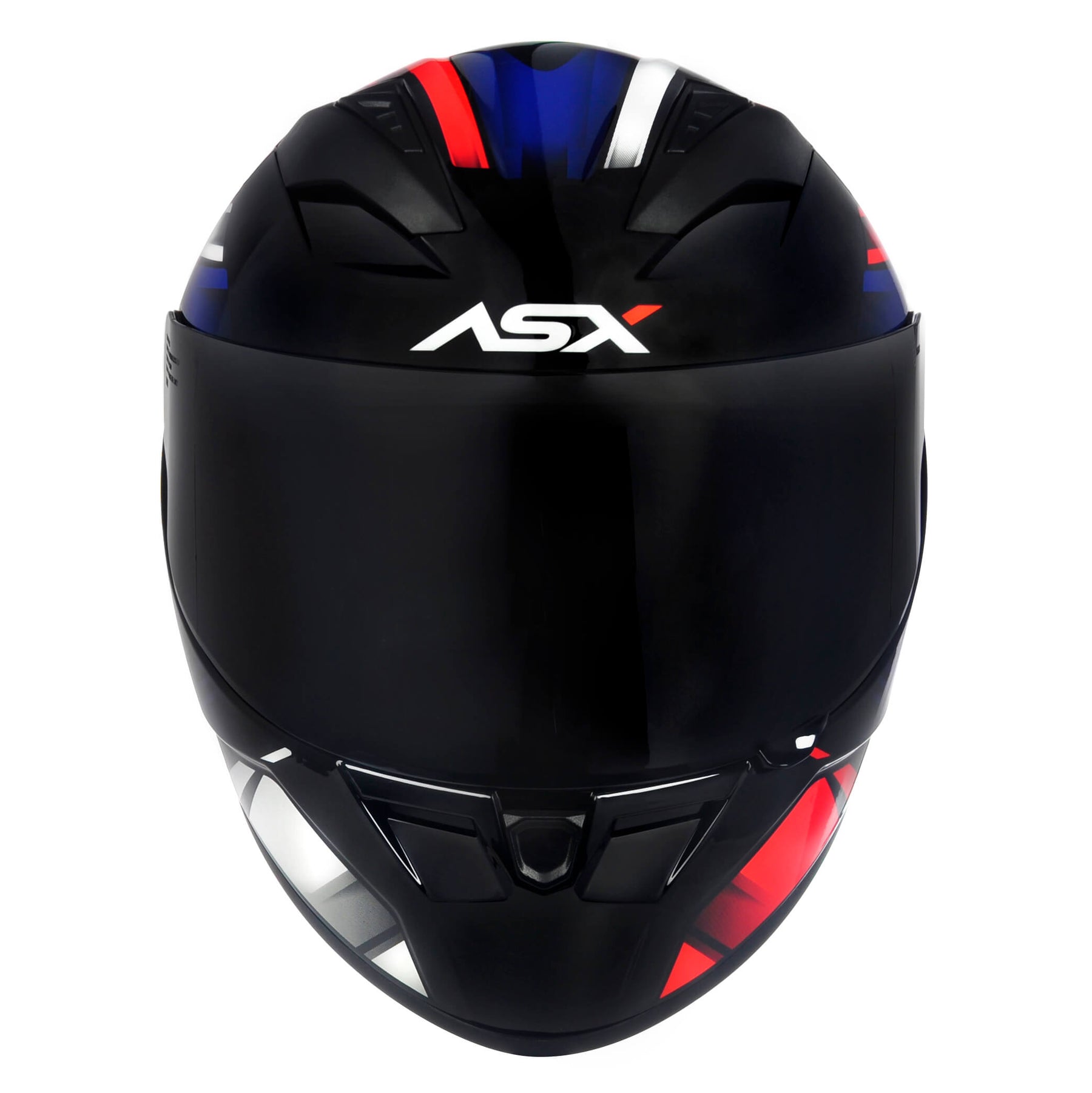 CAPACETE ASX CITY START BRILHO PRETO VERMELHO AZUL
