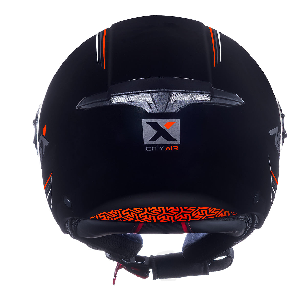 CAPACETE ASX CITY AIR SOLID BRILHO PRETO