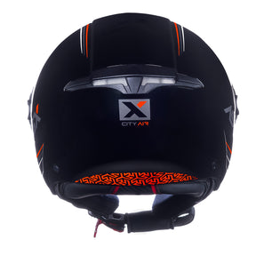 CAPACETE ASX CITY AIR SOLID BRILHO PRETO