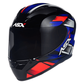 CAPACETE ASX CITY START BRILHO PRETO VERMELHO AZUL