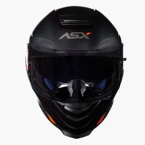 CAPACETE ASX EAGLE SV SOLID FOSCO PRETO GRAFITE VERMELHO