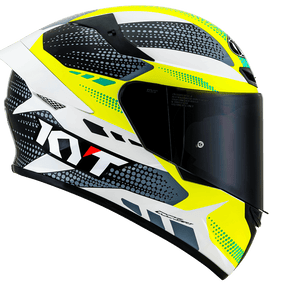 CAPACETE KYT TT-COURSE GEAR BLK/YELLOW