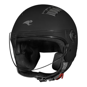 CAPACETE RACE TECH ONE MONOCOLOR PRETO FOSCO