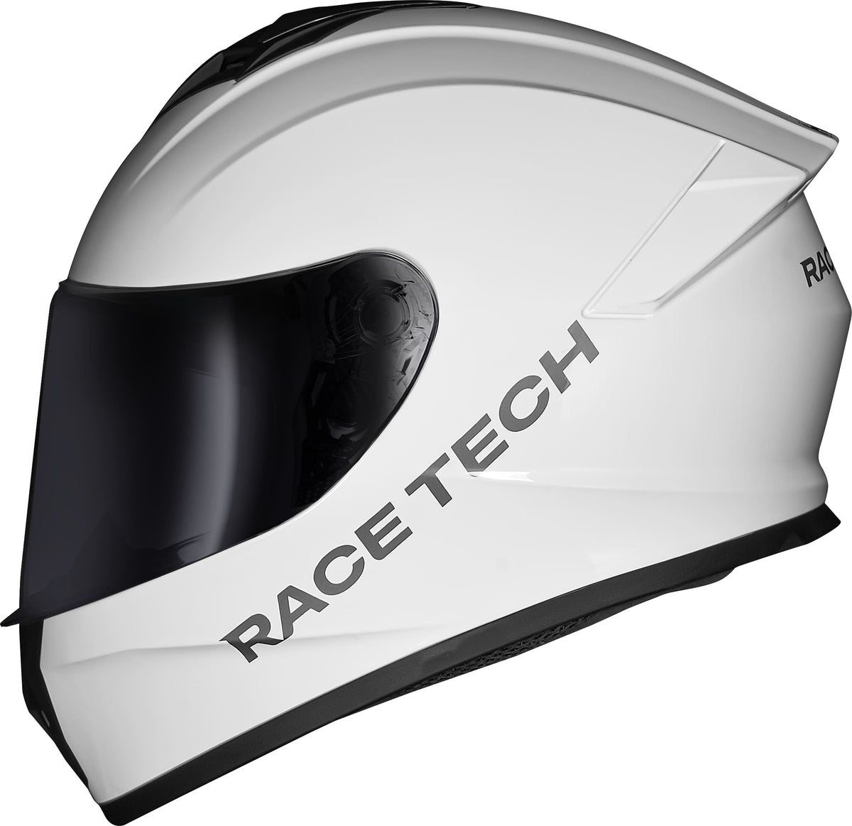 CAPACETE RACE TECH HIT MONOCOLOR BRANCO