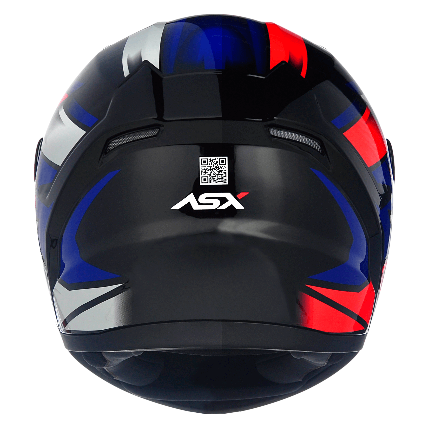 CAPACETE ASX CITY START BRILHO PRETO VERMELHO AZUL