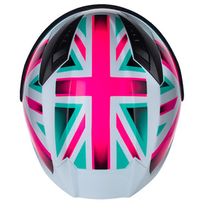 CAPACETE ASX CITY KINGDOM BRILHO BRANCO ROSA TIFFANY