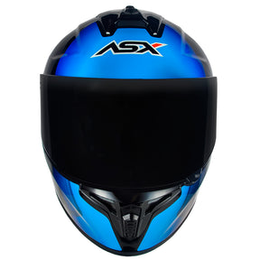 CAPACETE ASX DRAKEN STRIKER BRILHO PRETO AZUL VERMELHO