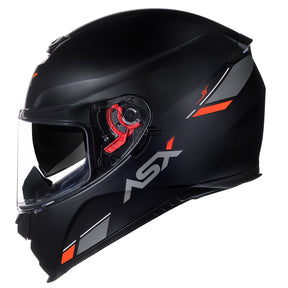 CAPACETE ASX EAGLE SV SOLID FOSCO PRETO GRAFITE VERMELHO