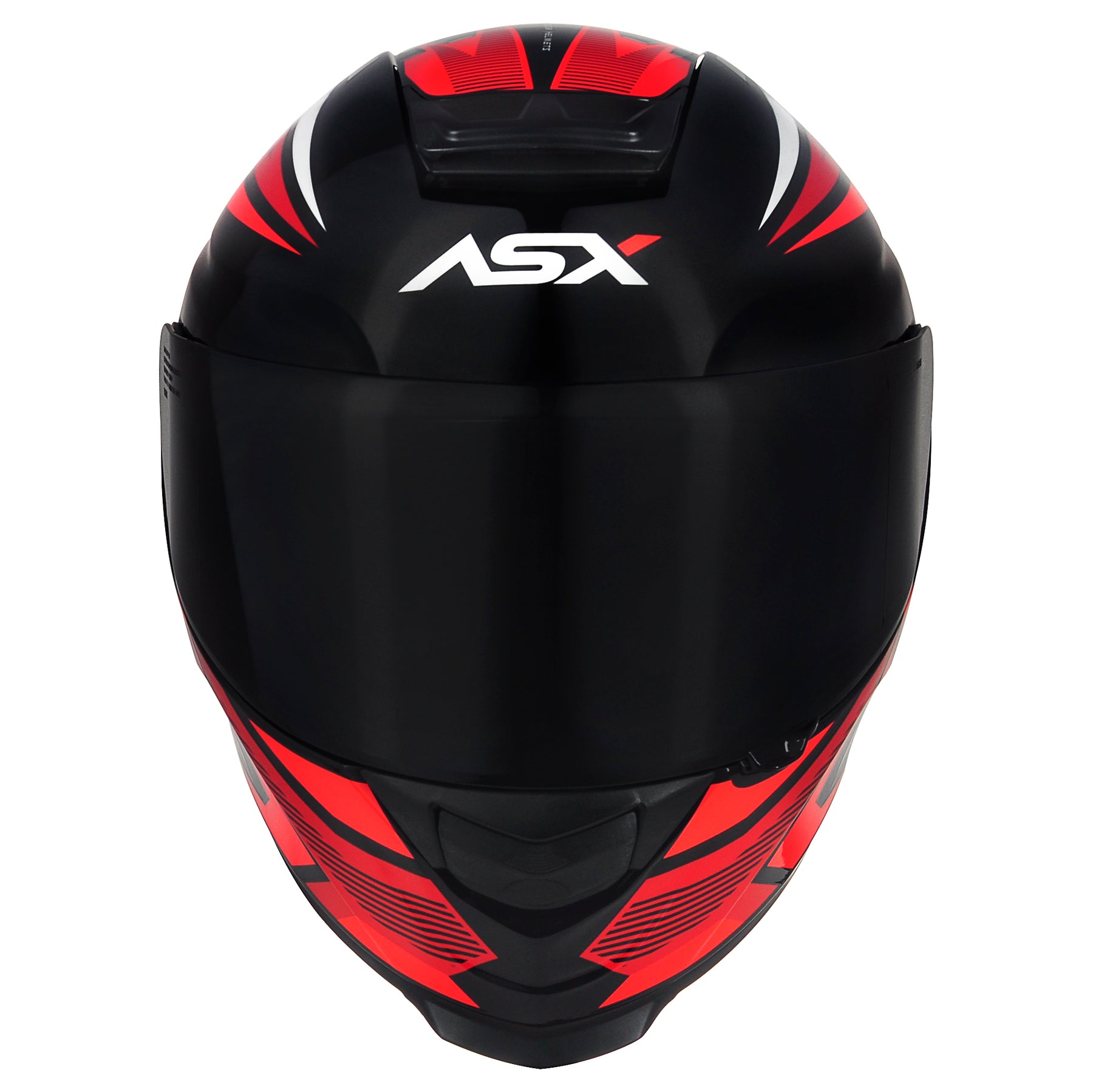 CAPACETE ASX EAGLE STREET BRILHO PRETO VERMELHO BRANCO