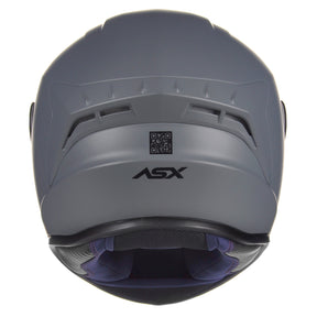 CAPACETE ASX DRAKEN SOLID FOSCO CINZA
