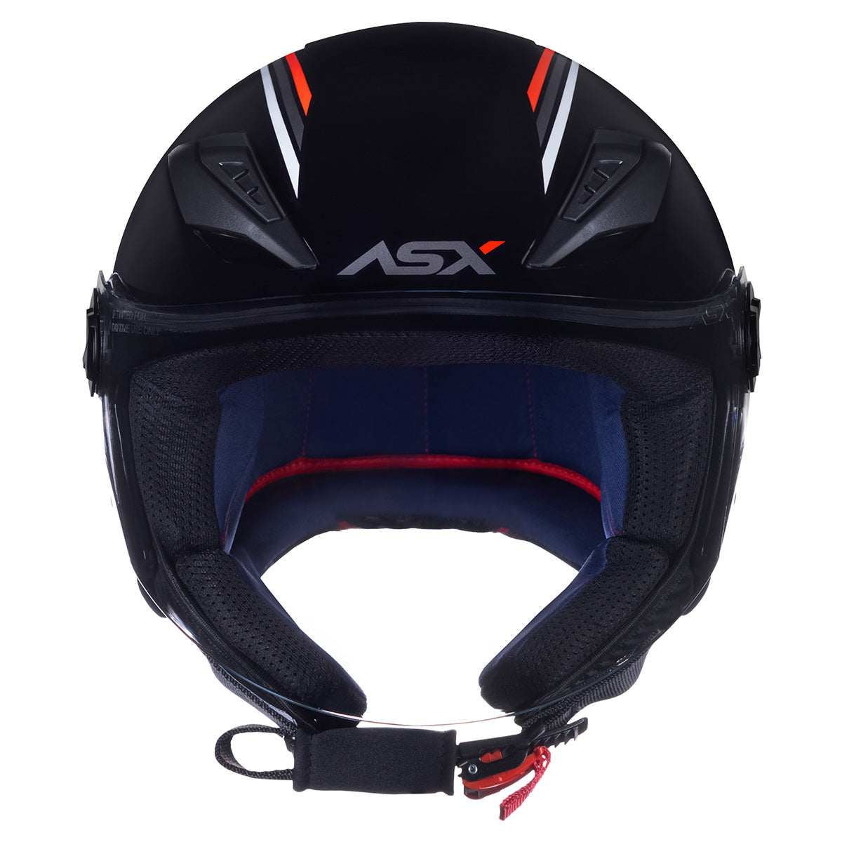 CAPACETE ASX CITY AIR SOLID BRILHO PRETO