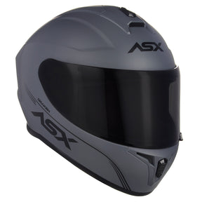 CAPACETE ASX DRAKEN SOLID FOSCO CINZA