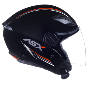 CAPACETE ASX CITY AIR SOLID BRILHO PRETO