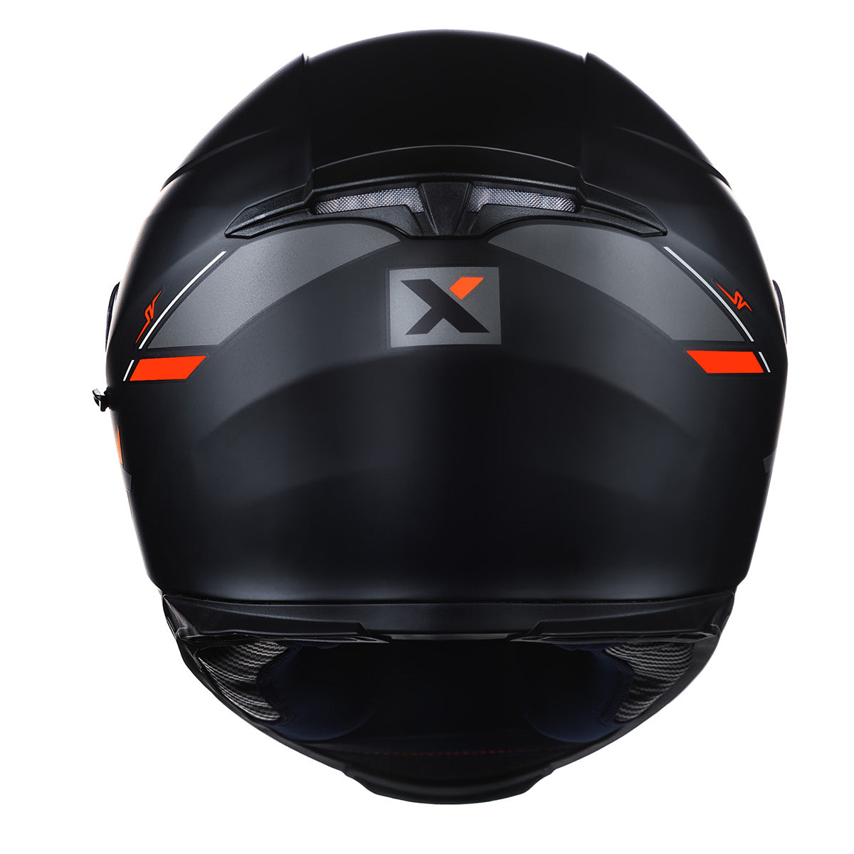 CAPACETE ASX EAGLE SV SOLID FOSCO PRETO GRAFITE VERMELHO