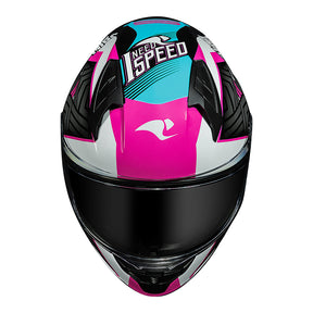 CAPACETE RACE TECH SECTOR VOLTKON BRANCO E ROSA