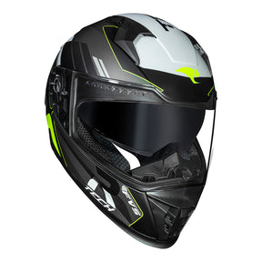 CAPACETE RACE TECH VOLT TRACK FOSCO TITANIUM E PRETO + ÓCULOS INTERNO