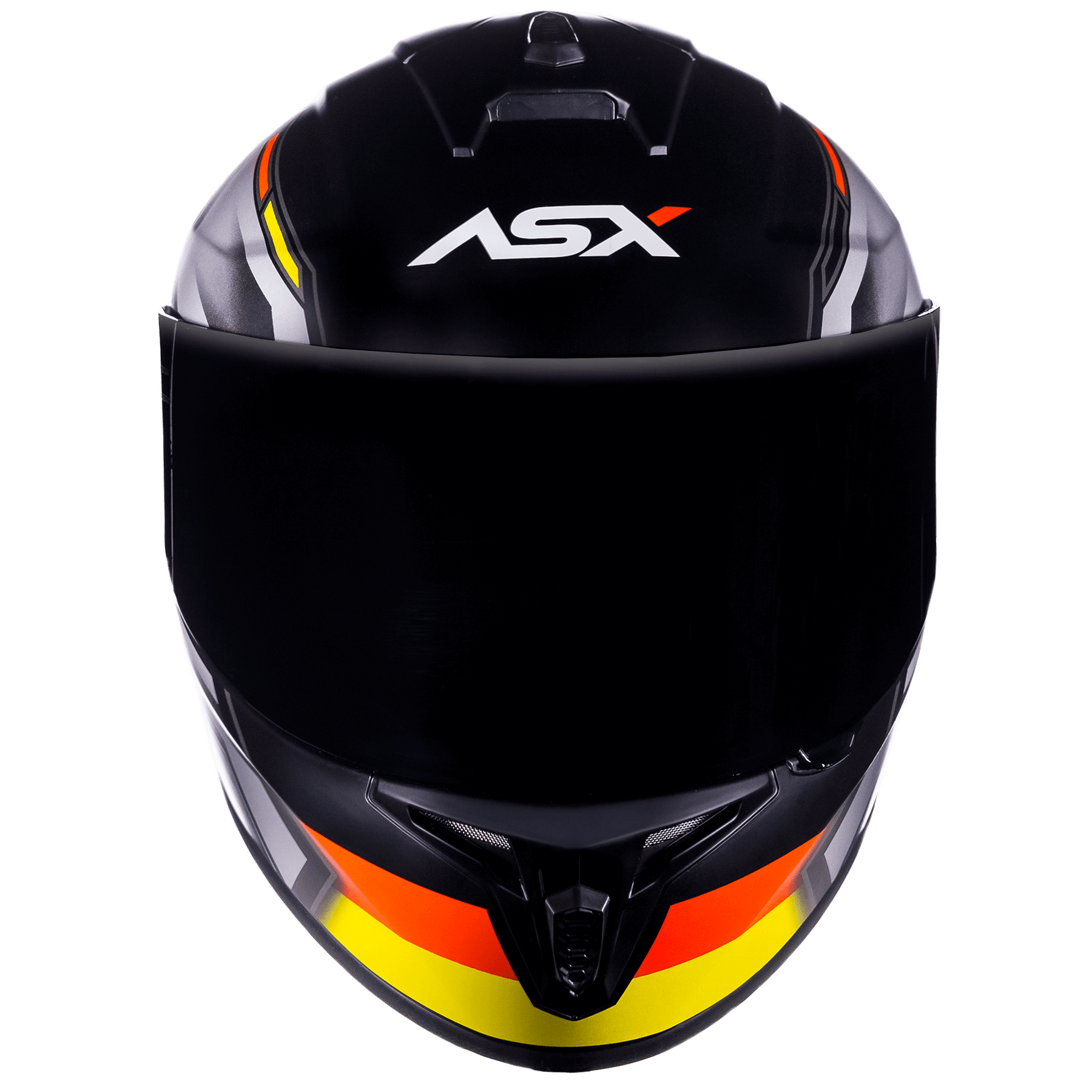 CAPACETE ASX DRAKEN PILOT FOSCO PRETO VERMELHO AMARELO