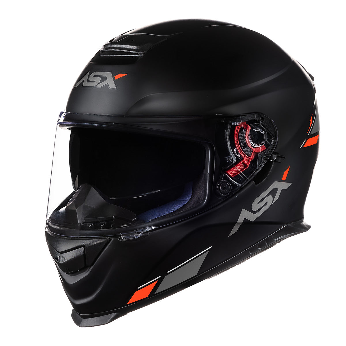 CAPACETE ASX EAGLE SV SOLID FOSCO PRETO GRAFITE VERMELHO