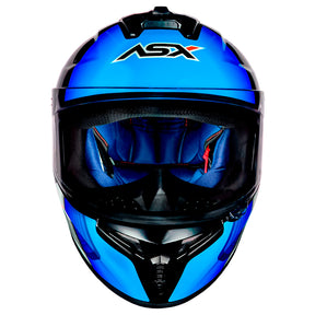 CAPACETE ASX DRAKEN STRIKER BRILHO PRETO AZUL VERMELHO