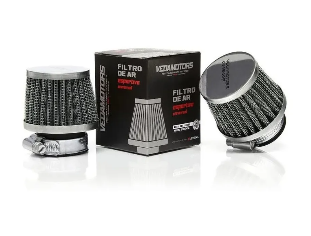Filtro Ar Alta Performance Esportivo Honda Cg Titan 150 Preto