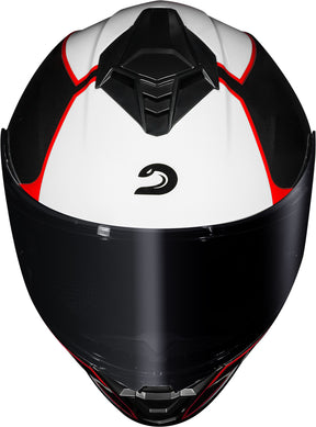 CAPACETE RACE TECH HIT PLUS PRETO E BRANCO