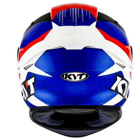CAPACETE KYT TT-COURSE GEAR BLUE/RED