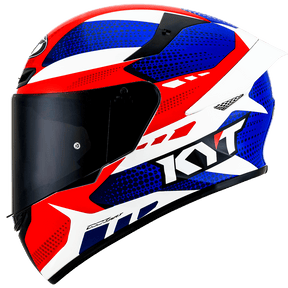 CAPACETE KYT TT-COURSE GEAR BLUE/RED