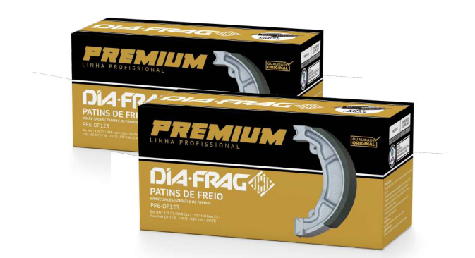 Lona / Patim De Freio Premium Biz Bros Pop Crf 230f Diafrag