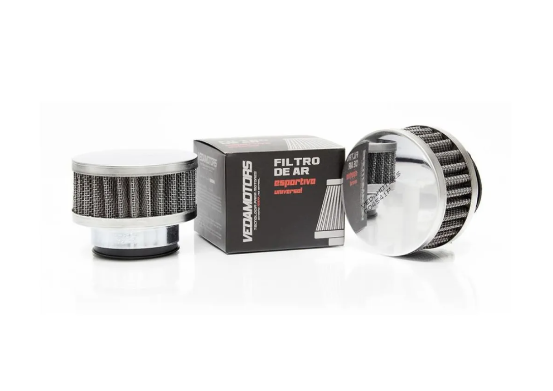 Filtro Ar Alta Esportivo Biz 100 Biz 125 Ate 2008 - Preto
