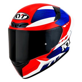 CAPACETE KYT TT-COURSE GEAR BLUE/RED