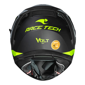 CAPACETE RACE TECH VOLT TRACK FOSCO TITANIUM E PRETO + ÓCULOS INTERNO