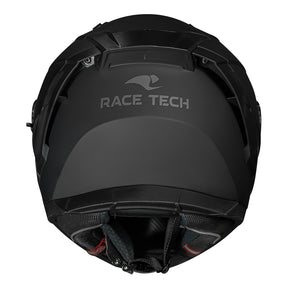 CAPACETE RACE TECH VOLT MONOCOLOR PRETO FOSCO + ÓCULOS INTERNO