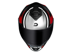 CAPACETE RACE TECH HIT DRAW PRETO E PRATA